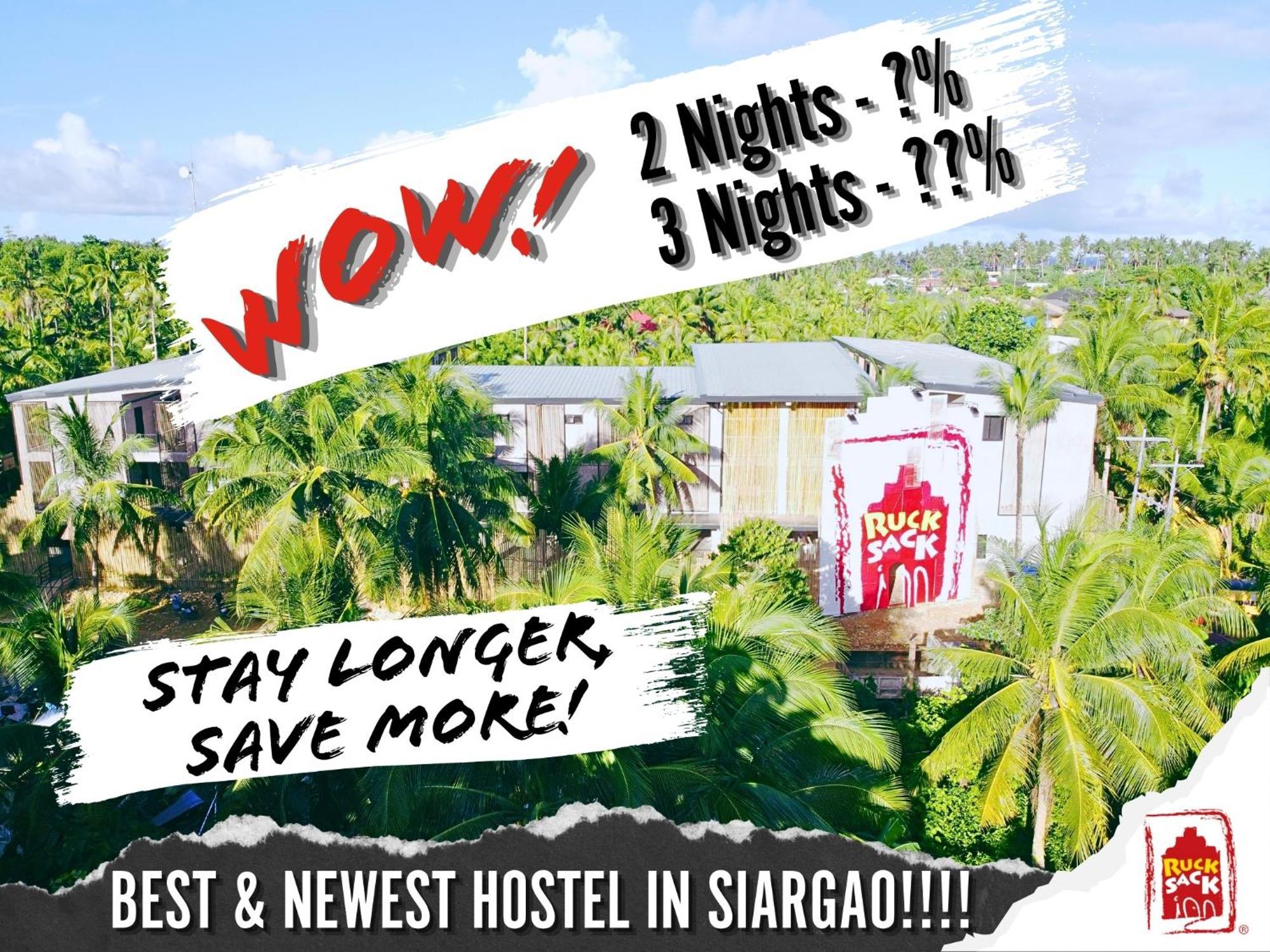 Rucksack Inn Siargao General Luna  Dış mekan fotoğraf